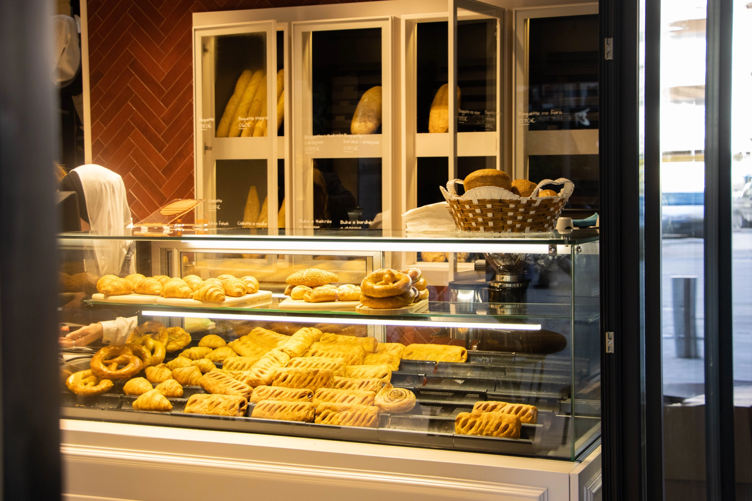 Artisanal bakery products ready to serve