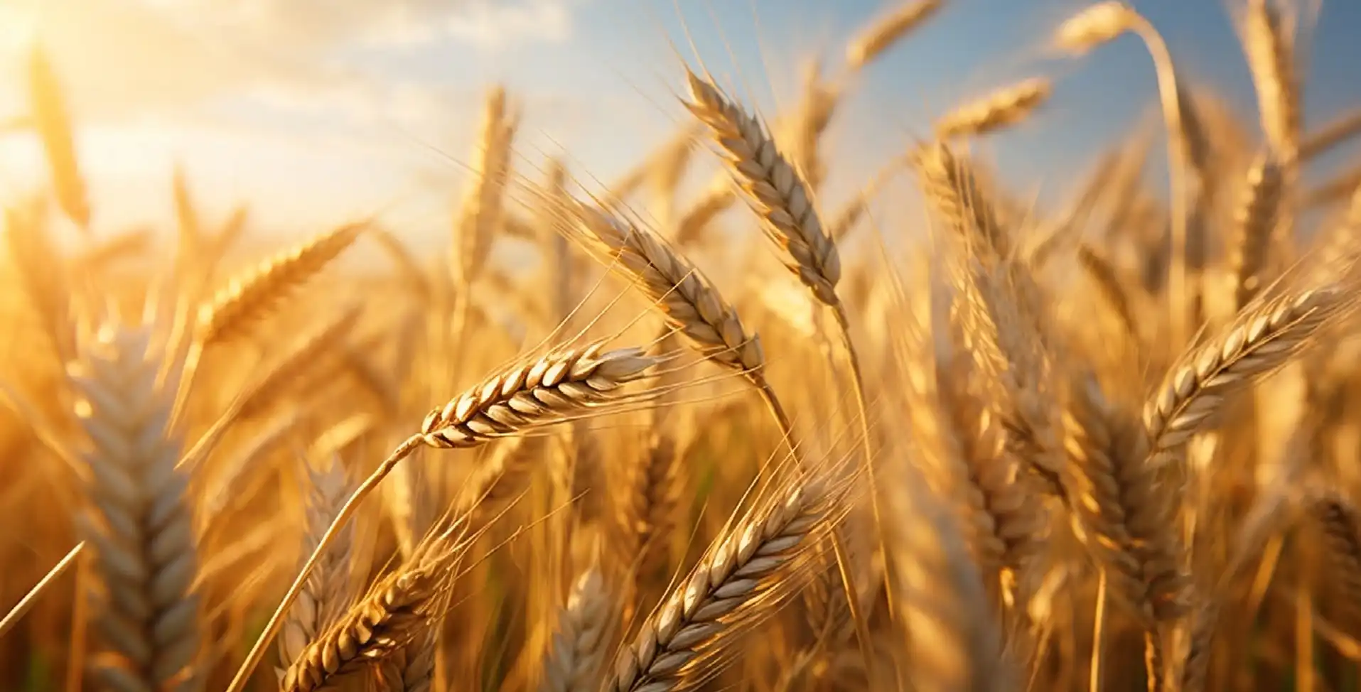 Golden wheat field
